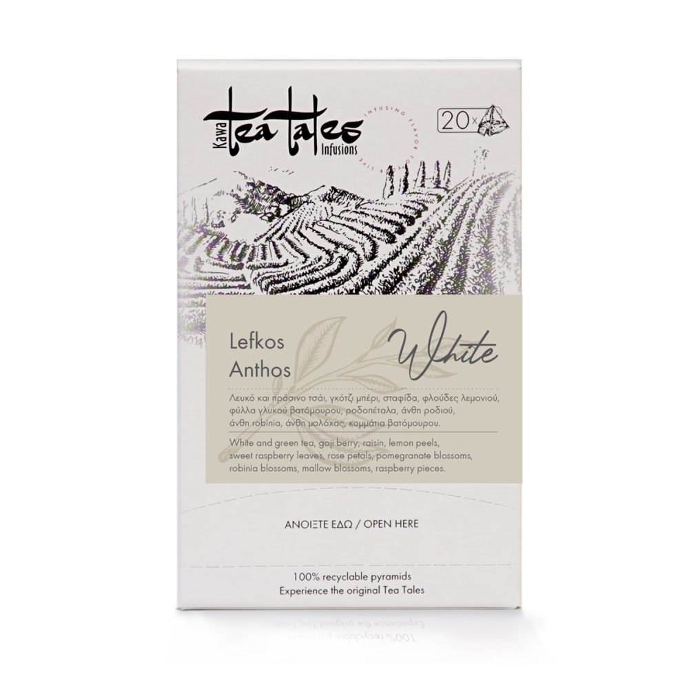 TEA-TAL-BAG-015 ΤΣΑΙ LEFKOS ANTHOS WHITE TEA TALES bag 20τμχ - Image 1